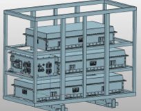 Battery-pack tray & frame