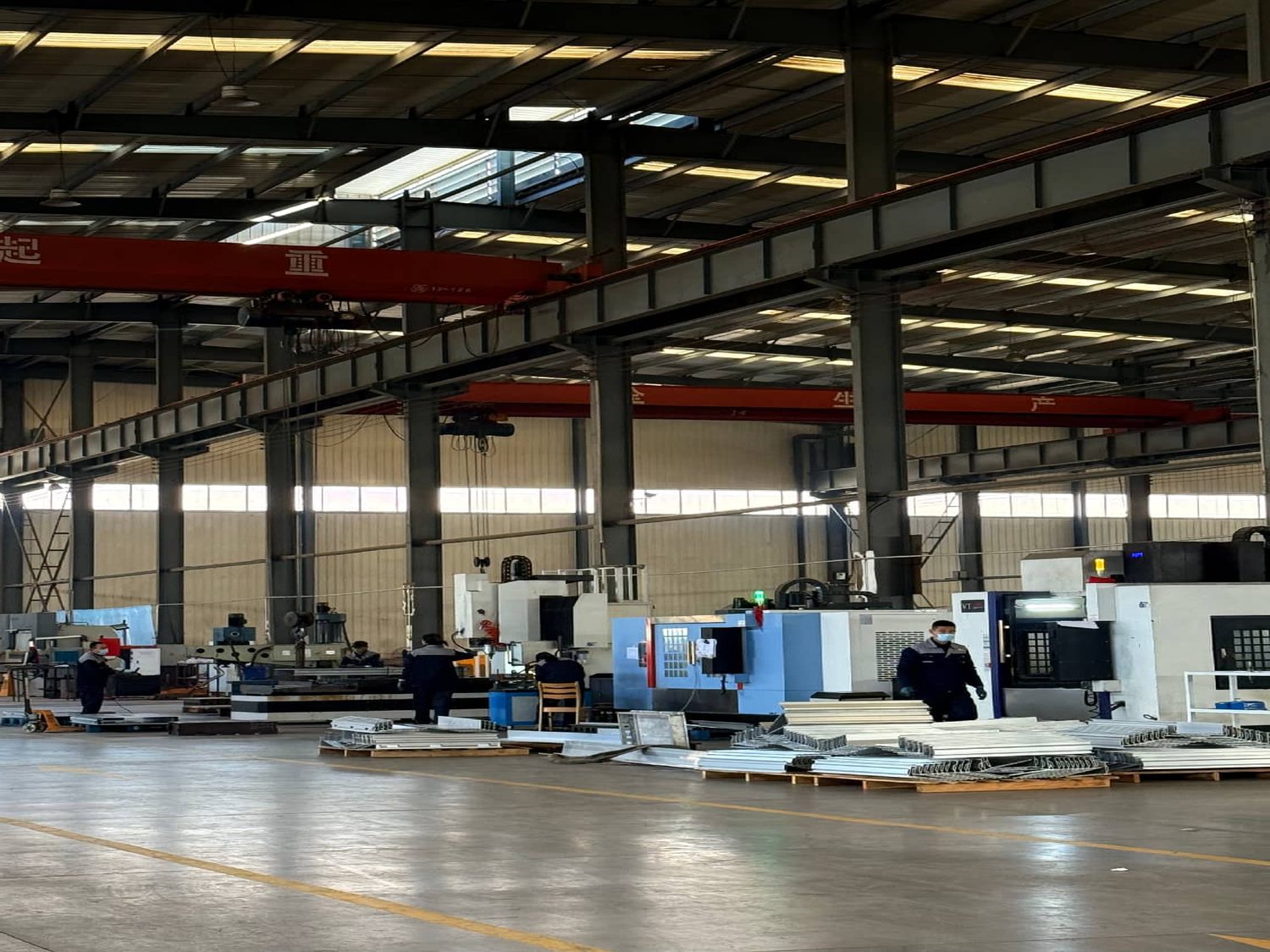 Machining and assembly hall, Anqiu plant