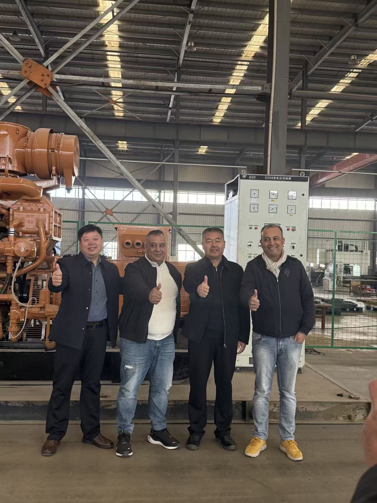 International visit · Equipment showroom